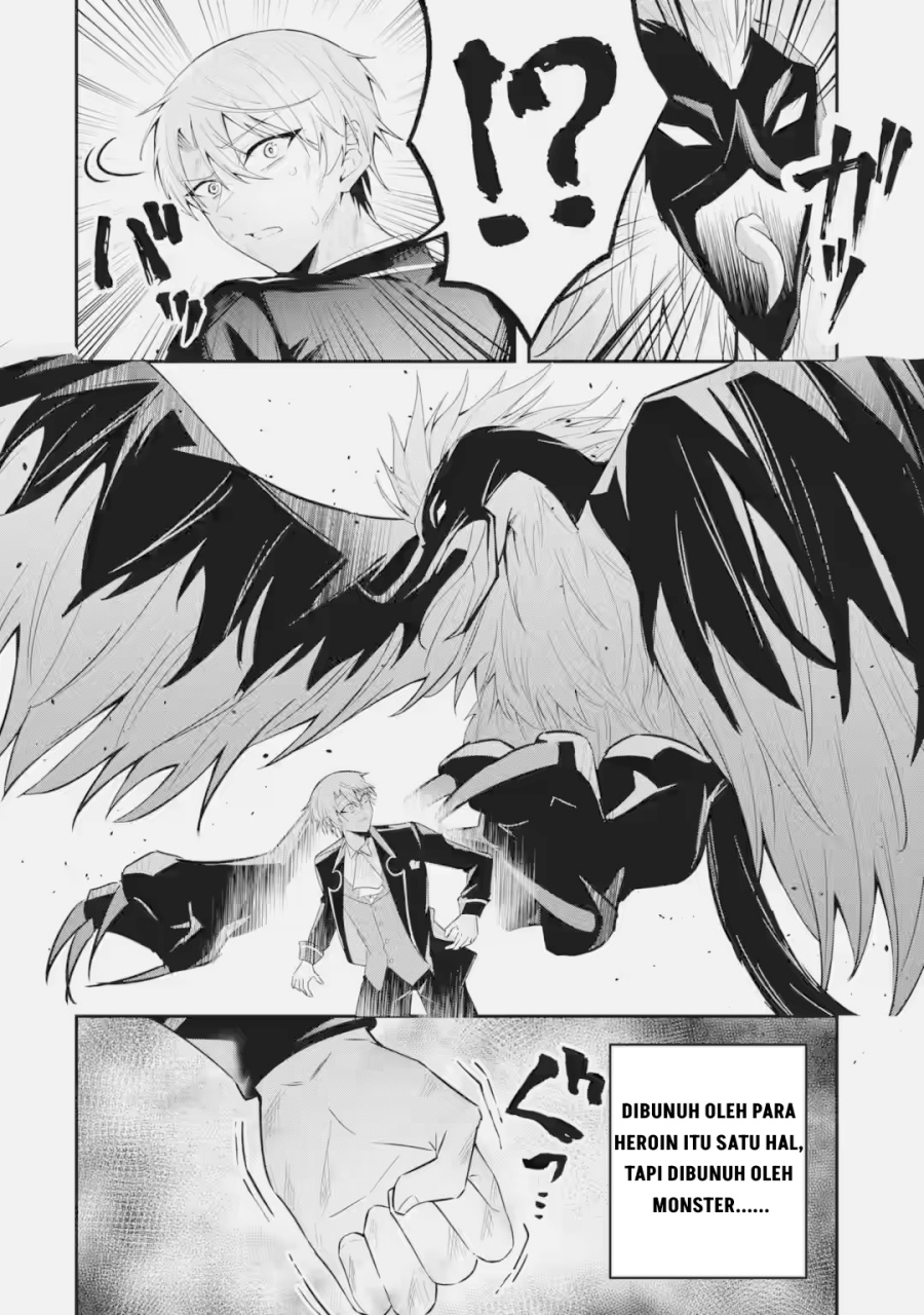 Baca Shokei Flag No Akuyaku Kizoku Ni Tensei Shitaga, Shinitakunainode Yami Maho Wo Kiwamete Heroine Tachi Wo Sukuimasu Byojakuna Heroine Wo Care Shitara Naze Ka Ore Ga Dekiai Sareta Ken - Chapter 3.1 halaman 9