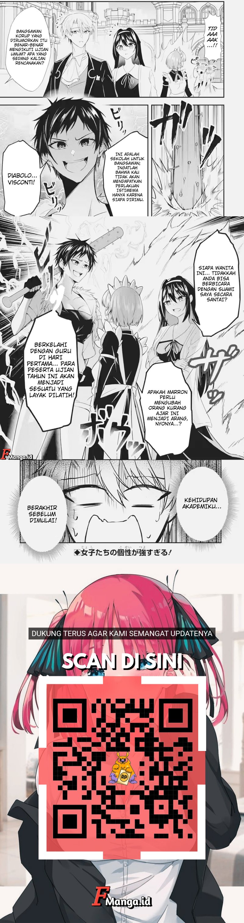 Baca Shokei Flag No Akuyaku Kizoku Ni Tensei Shitaga, Shinitakunainode Yami Maho Wo Kiwamete Heroine Tachi Wo Sukuimasu Byojakuna Heroine Wo Care Shitara Naze Ka Ore Ga Dekiai Sareta Ken - Chapter 3.3 halaman 4
