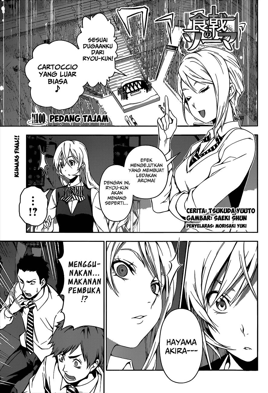 Baca Shokugeki no Souma Etoile - Chapter 100 halaman 2