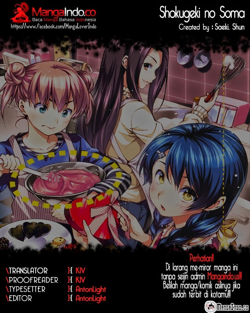 Baca Shokugeki no Souma Etoile - Chapter 102 halaman 1