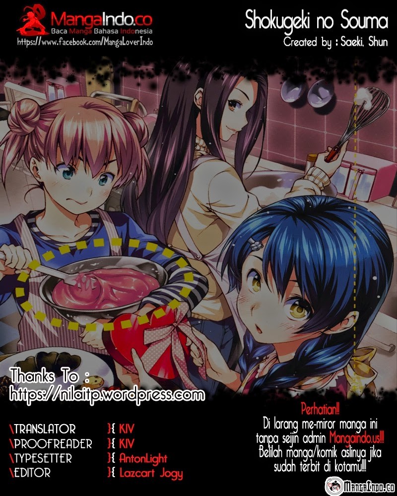 Baca Shokugeki no Souma Etoile - Chapter 104 halaman 1