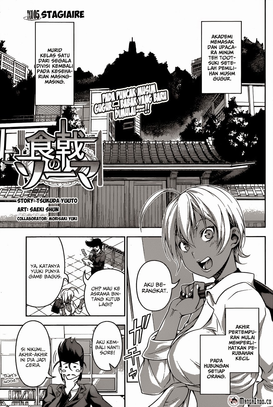 Baca Shokugeki no Souma Etoile - Chapter 105 halaman 2