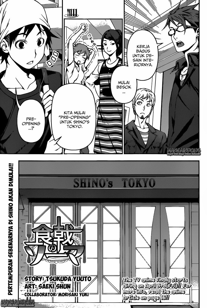Baca Shokugeki no Souma Etoile - Chapter 111 halaman 1