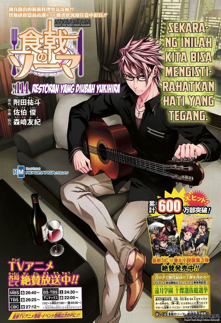 Baca Shokugeki no Souma Etoile - Chapter 114 halaman 2