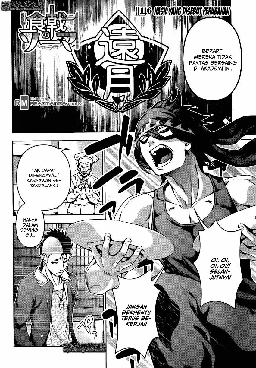 Baca Shokugeki no Souma Etoile - Chapter 116 halaman 3