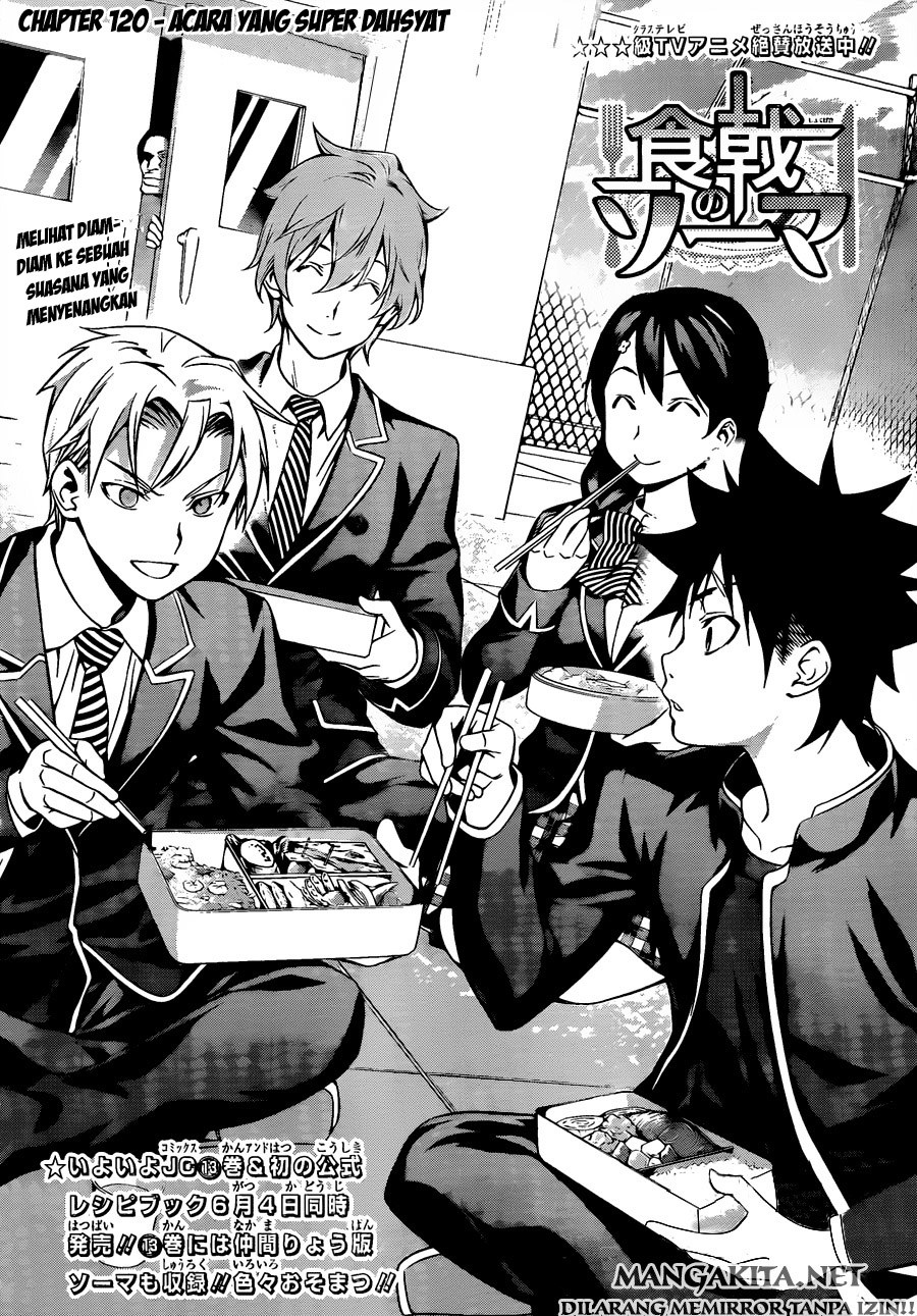 Baca Shokugeki no Souma Etoile - Chapter 120 halaman 3