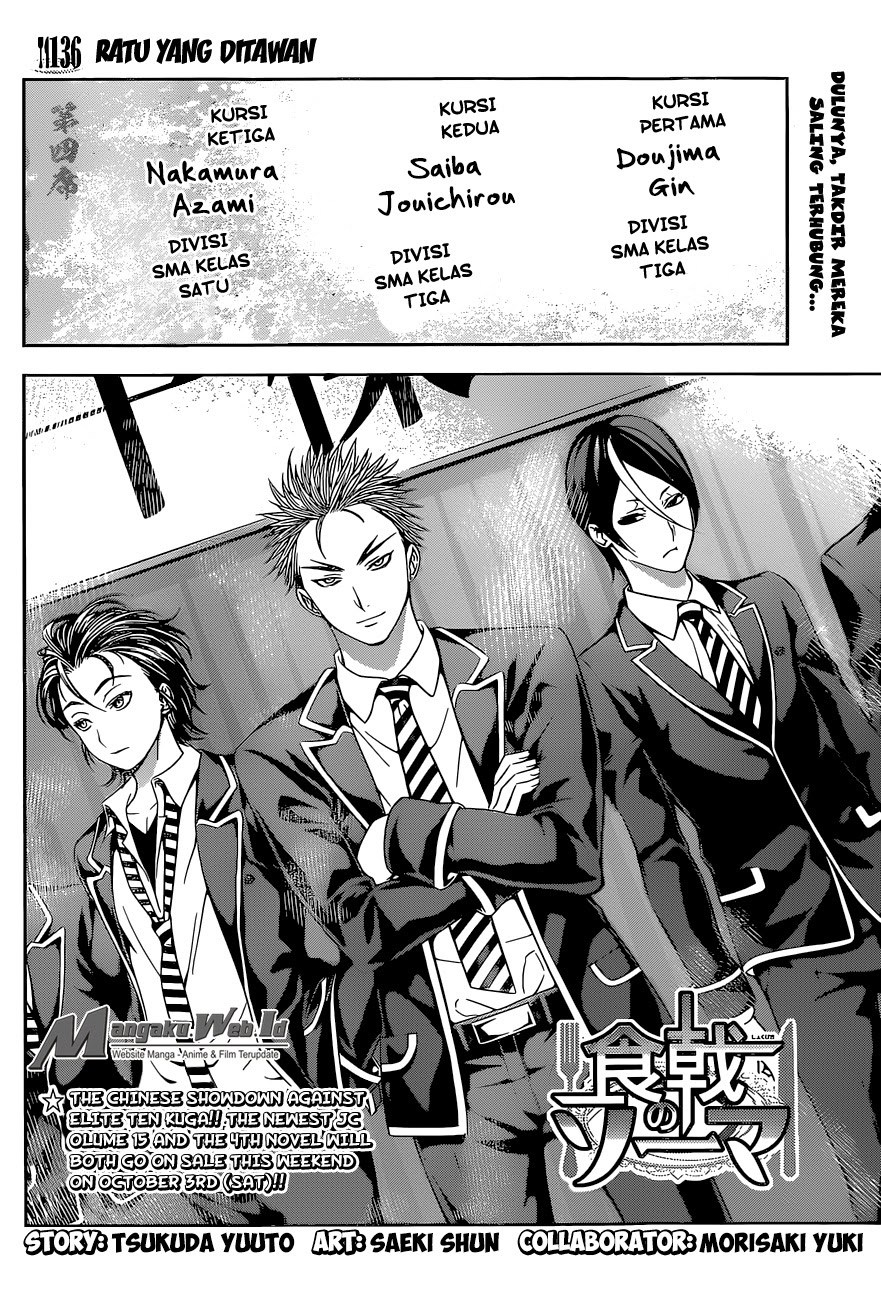 Baca Shokugeki no Souma Etoile - Chapter 136 halaman 5