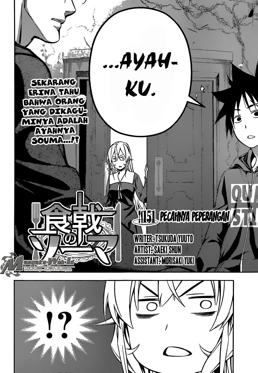 Baca Shokugeki no Souma Etoile - Chapter 151 halaman 3