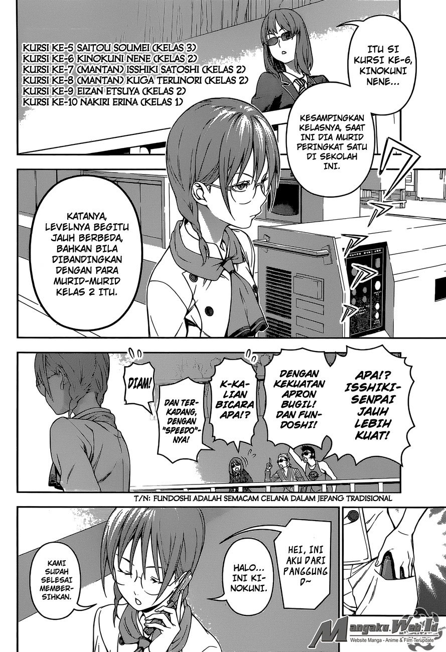 Baca Shokugeki no Souma Etoile - Chapter 154 halaman 5