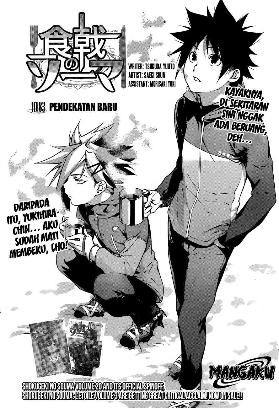 Baca Shokugeki no Souma Etoile - Chapter 183 halaman 2