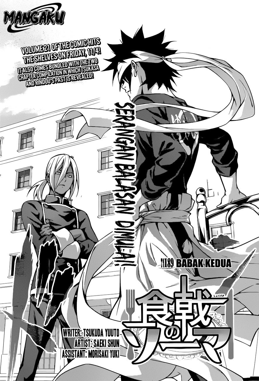 Baca Shokugeki no Souma Etoile - Chapter 189 halaman 3