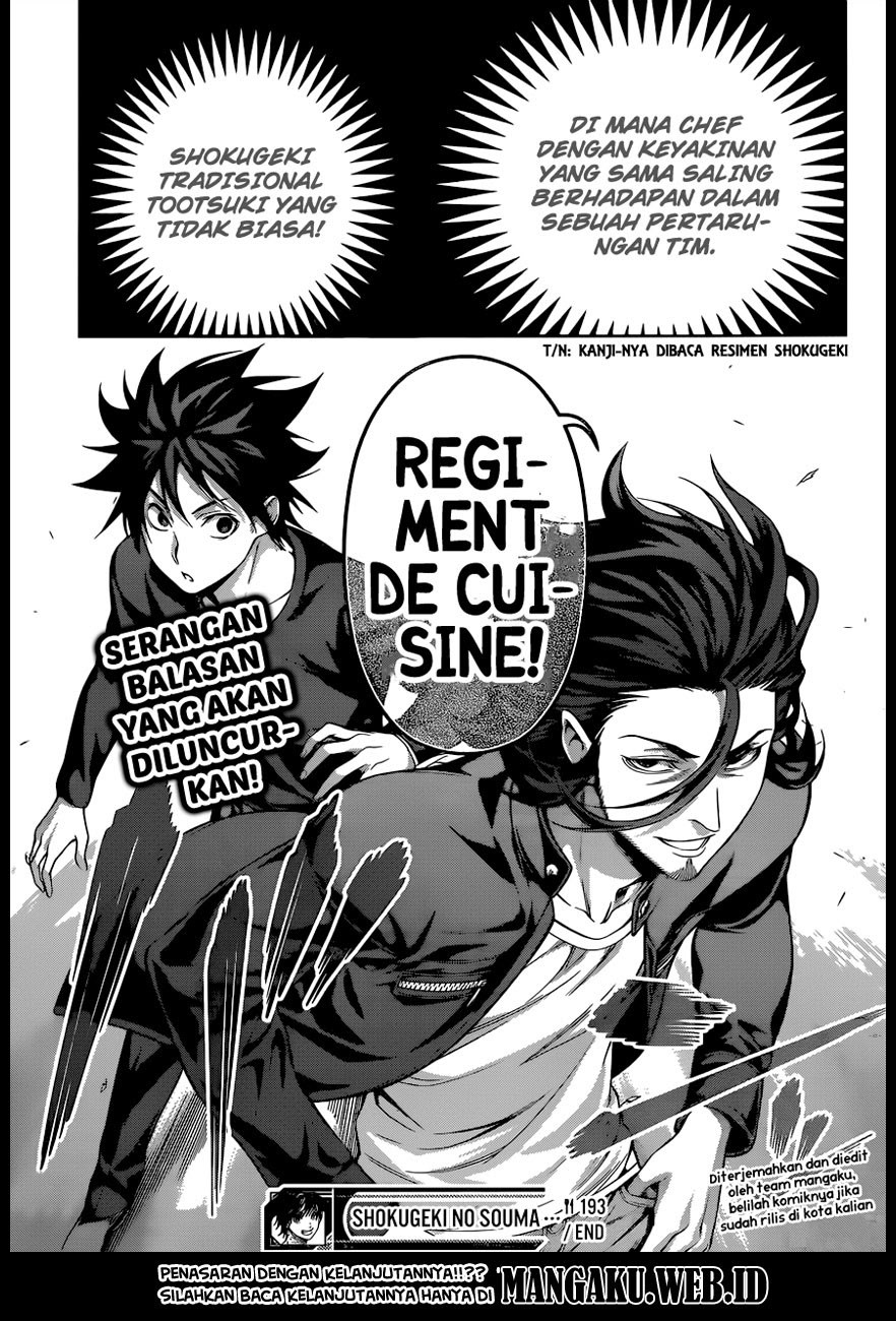 Baca Shokugeki no Souma Etoile - Chapter 193 halaman 20