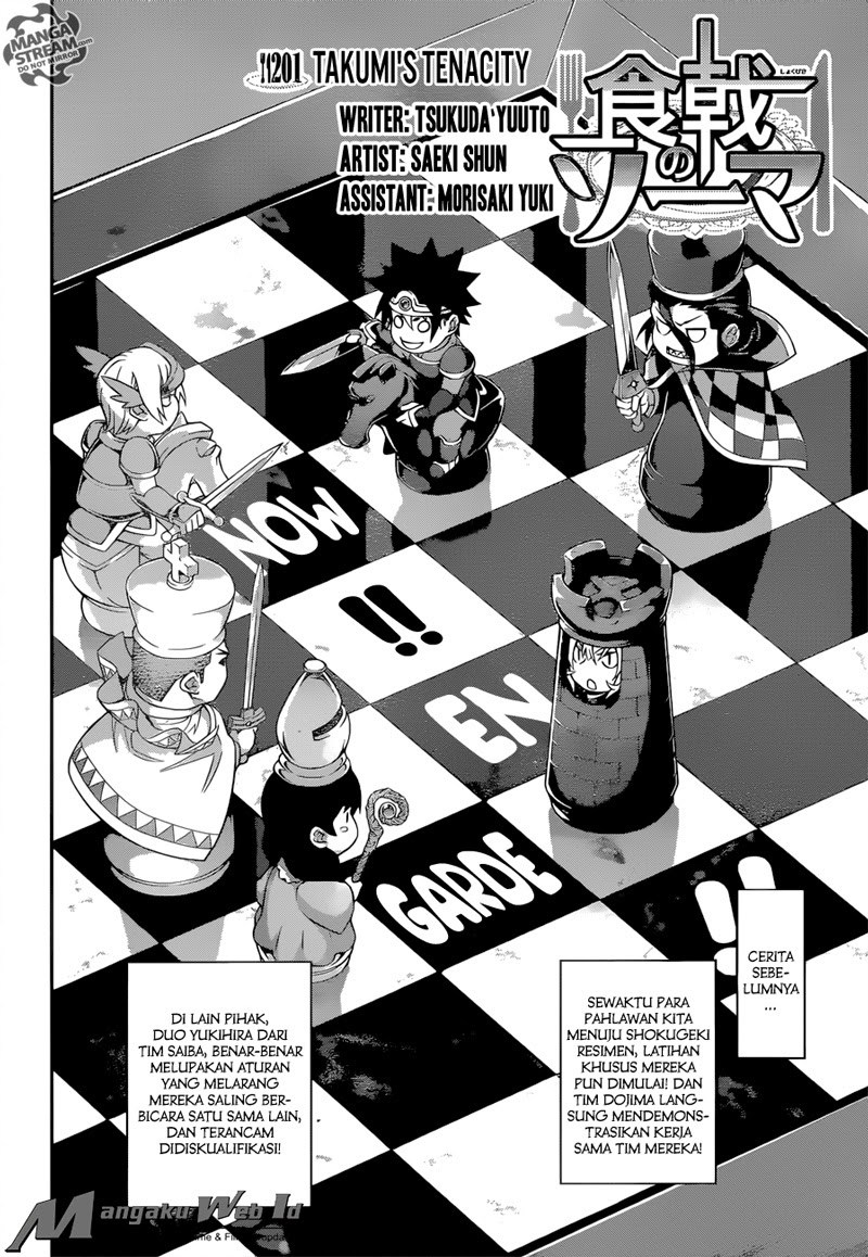 Baca Shokugeki no Souma Etoile - Chapter 201 halaman 2