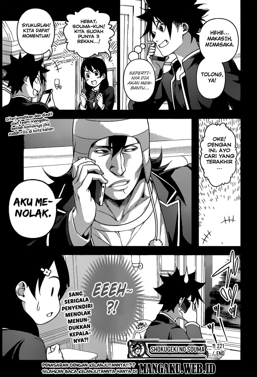 Baca Shokugeki no Souma Etoile - Chapter 221 halaman 20
