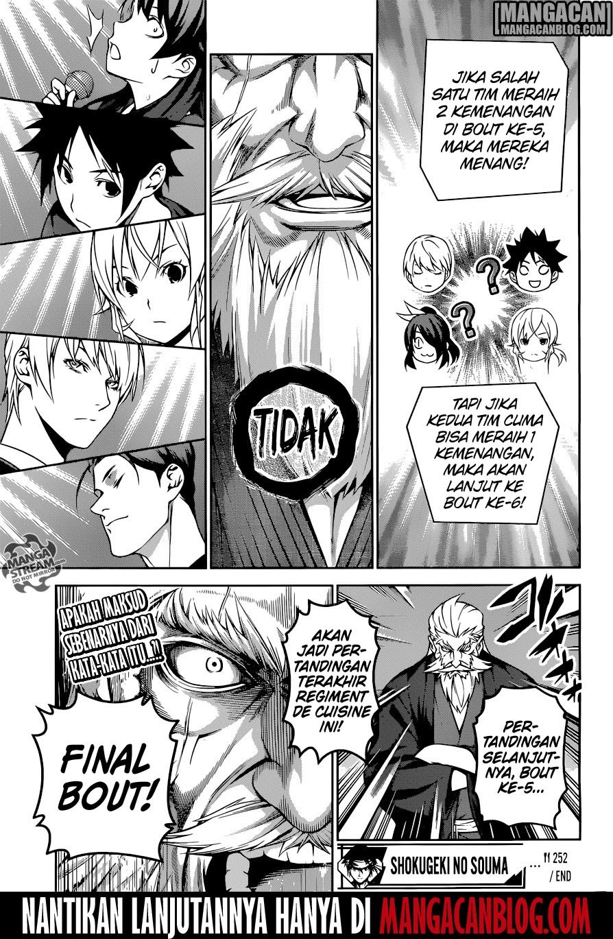 Baca Shokugeki no Souma Etoile - Chapter 252 halaman 19