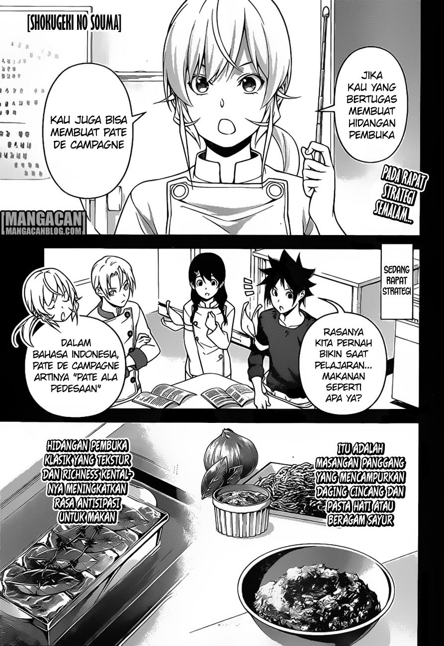 Baca Shokugeki no Souma Etoile - Chapter 258 halaman 1