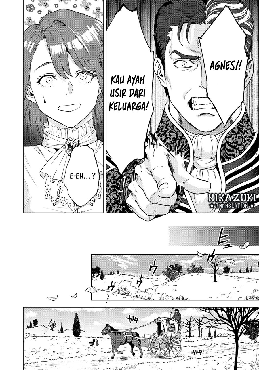 Baca Shounin Reijou Agnes Henkyou ni Tsuihou Sareta Akuyaku Reijou wa Shousai o Hakki Shi Nariagaru - Chapter 1 halaman 19