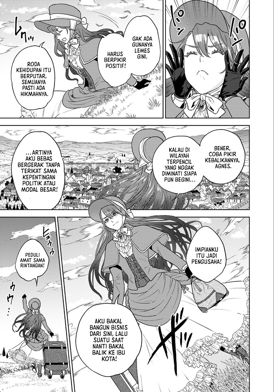 Baca Shounin Reijou Agnes Henkyou ni Tsuihou Sareta Akuyaku Reijou wa Shousai o Hakki Shi Nariagaru - Chapter 1 halaman 24