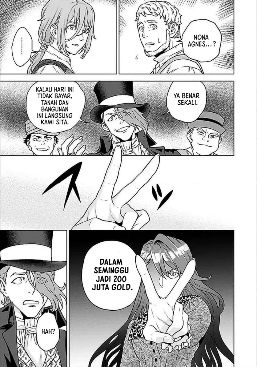 Baca Shounin Reijou Agnes Henkyou ni Tsuihou Sareta Akuyaku Reijou wa Shousai o Hakki Shi Nariagaru - Chapter 3.1 halaman 6