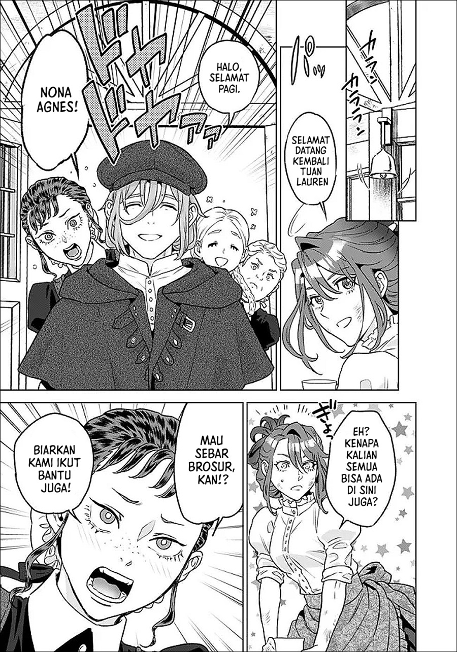 Baca Shounin Reijou Agnes Henkyou ni Tsuihou Sareta Akuyaku Reijou wa Shousai o Hakki Shi Nariagaru - Chapter 4.3 halaman 12