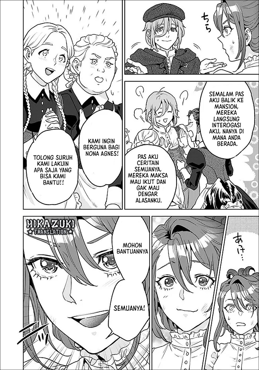 Baca Shounin Reijou Agnes Henkyou ni Tsuihou Sareta Akuyaku Reijou wa Shousai o Hakki Shi Nariagaru - Chapter 4.3 halaman 13