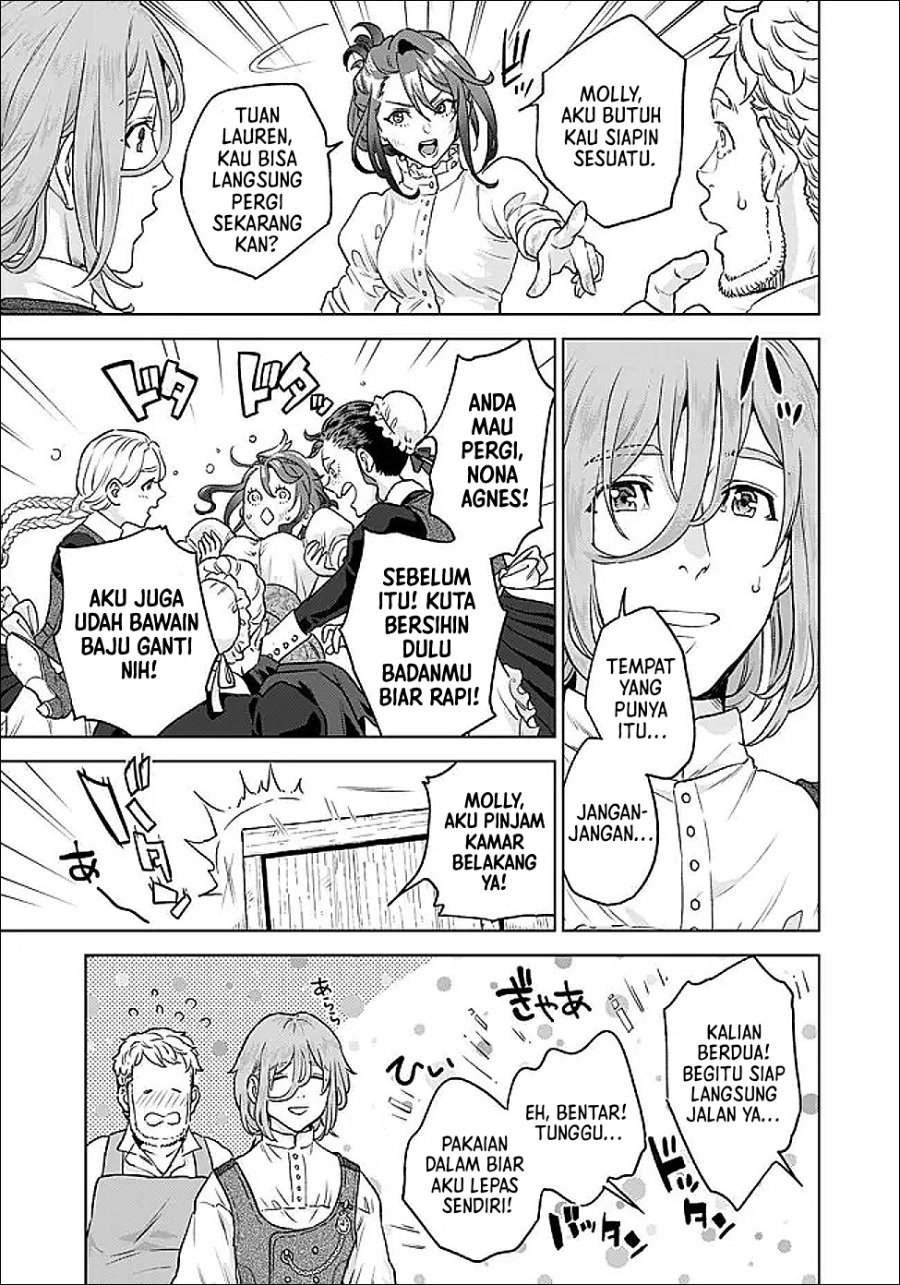 Baca Shounin Reijou Agnes Henkyou ni Tsuihou Sareta Akuyaku Reijou wa Shousai o Hakki Shi Nariagaru - Chapter 5.1 halaman 6