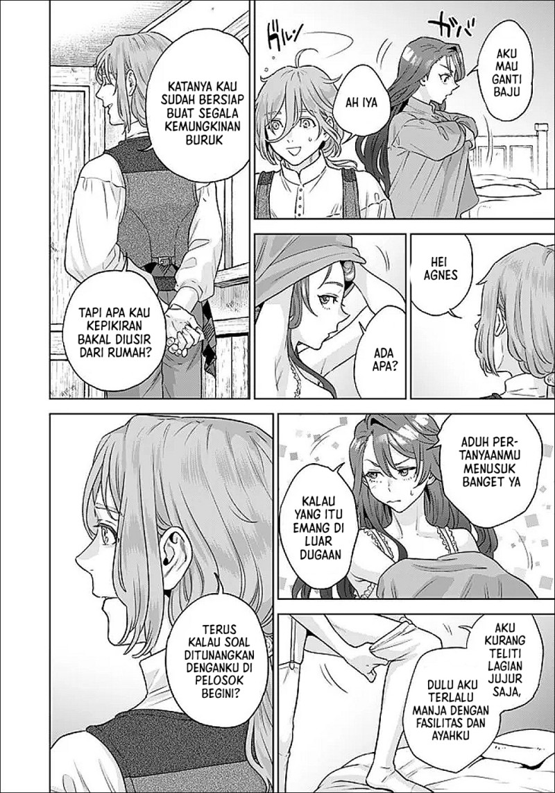 Baca Shounin Reijou Agnes Henkyou ni Tsuihou Sareta Akuyaku Reijou wa Shousai o Hakki Shi Nariagaru - Chapter 6.1 halaman 9