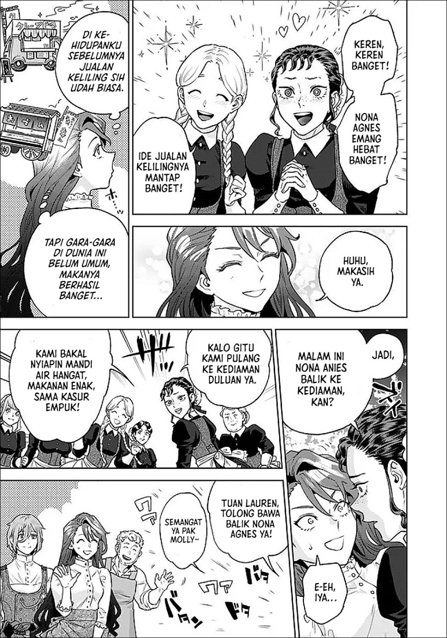 Shounin Reijou Agnes Henkyou ni Tsuihou Sareta Akuyaku Reijou wa Shousai o Hakki Shi Nariagaru Chapter 7.2 - Page 6