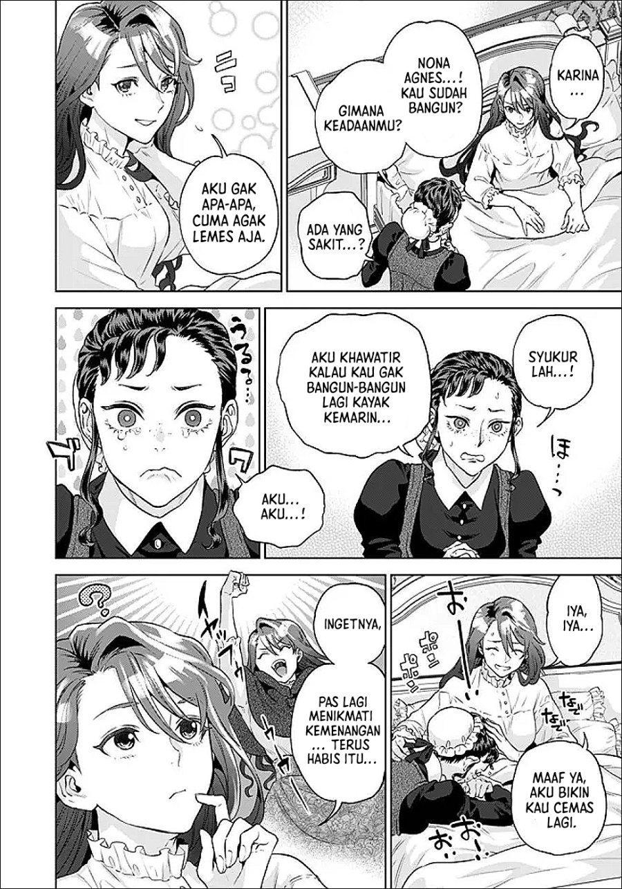 Baca Shounin Reijou Agnes Henkyou ni Tsuihou Sareta Akuyaku Reijou wa Shousai o Hakki Shi Nariagaru Chapter 8 Bahasa Indonesia page 14