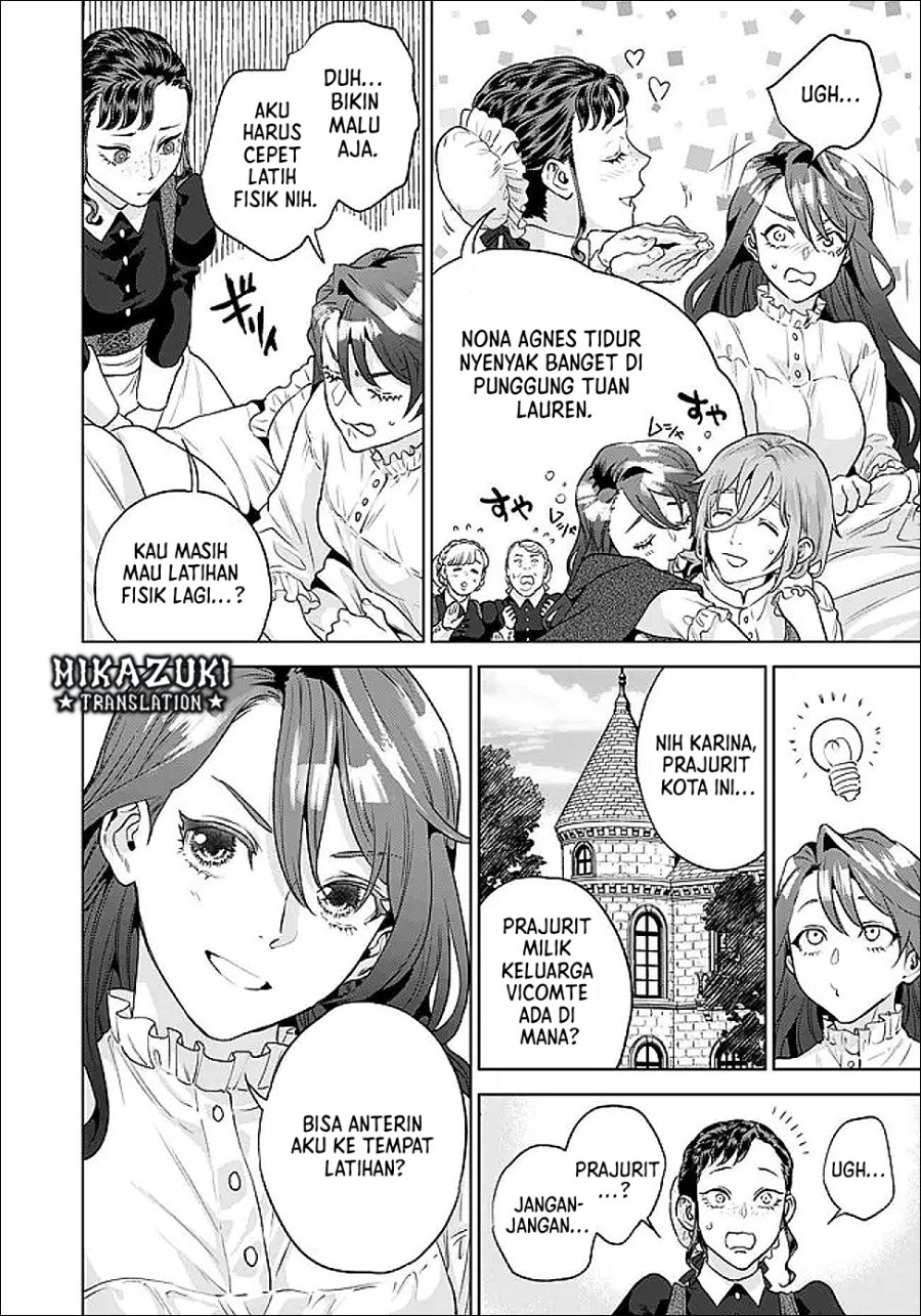 Baca Shounin Reijou Agnes Henkyou ni Tsuihou Sareta Akuyaku Reijou wa Shousai o Hakki Shi Nariagaru Chapter 8 Bahasa Indonesia page 18