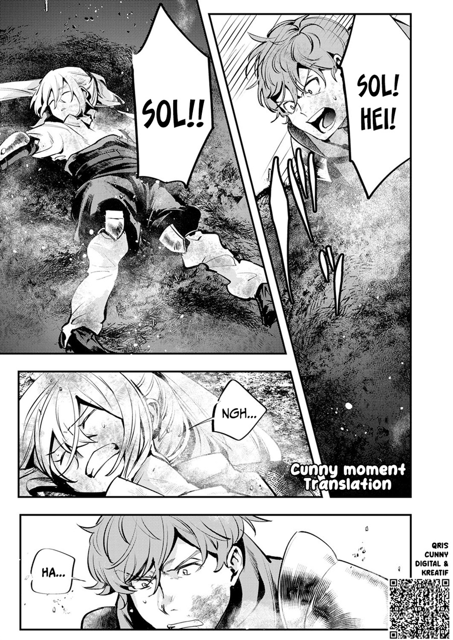 Baca Shura Youjo no Eiyuutan ~Hanpa-sha to Iwa Reta Youhei, Youjo ni Tensei Shite Nariagaru~ - Chapter 10 halaman 32