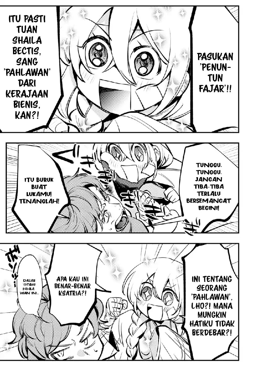Baca Shura Youjo no Eiyuutan ~Hanpa-sha to Iwa Reta Youhei, Youjo ni Tensei Shite Nariagaru~ - Chapter 11 halaman 17