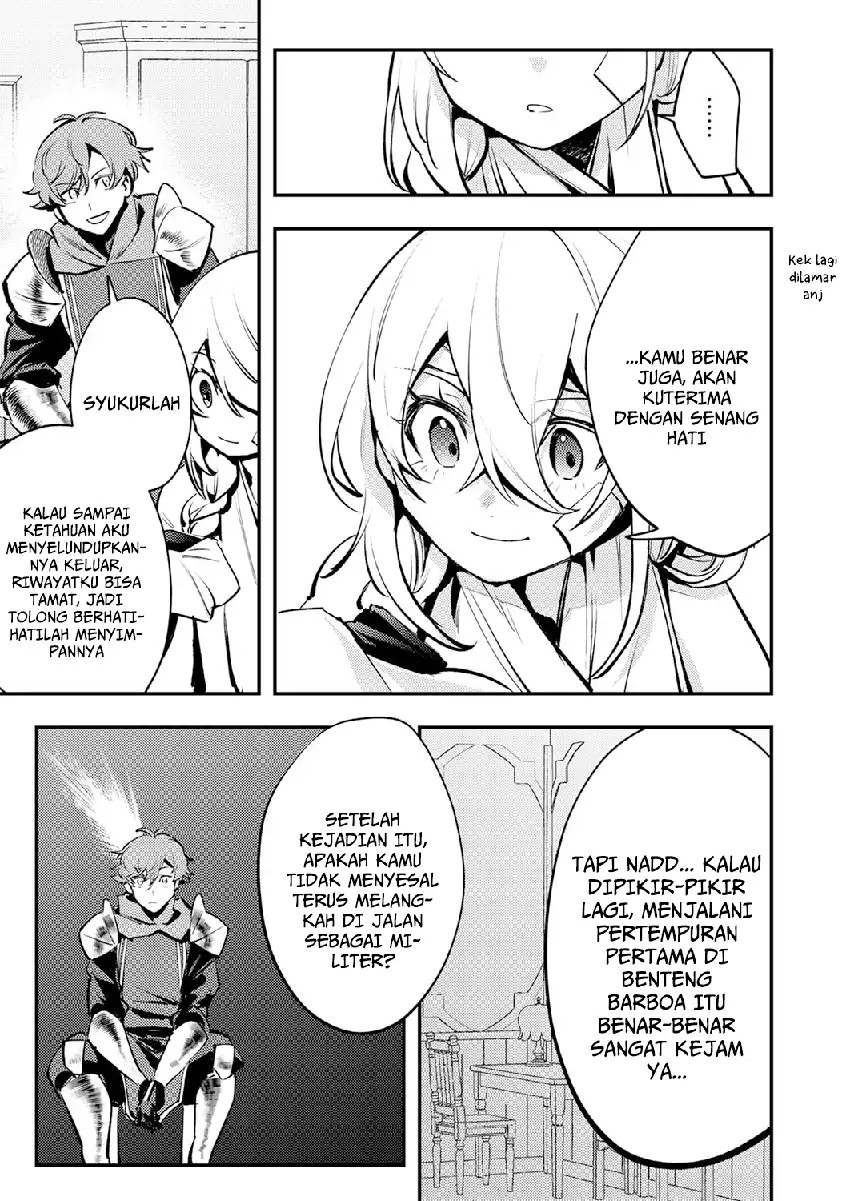 Baca Shura Youjo no Eiyuutan ~Hanpa-sha to Iwa Reta Youhei, Youjo ni Tensei Shite Nariagaru~ - Chapter 11 halaman 21