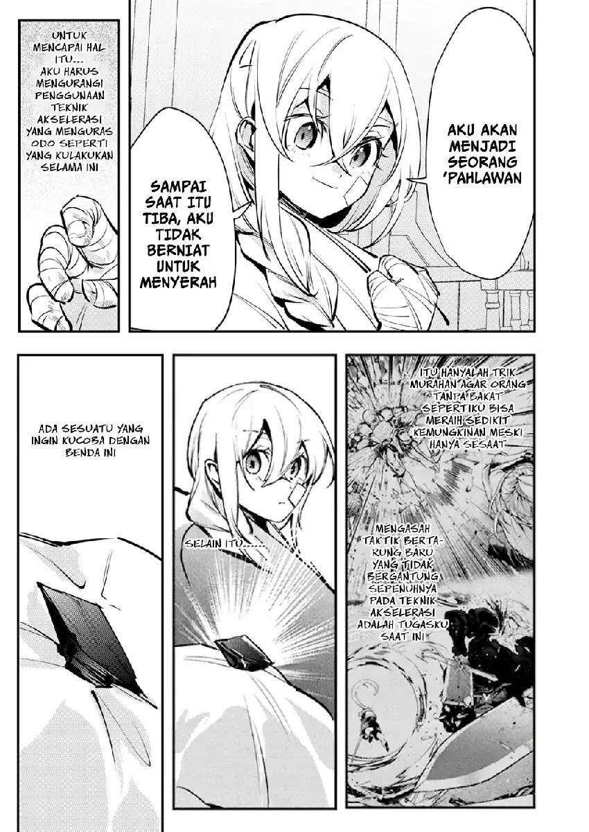 Baca Shura Youjo no Eiyuutan ~Hanpa-sha to Iwa Reta Youhei, Youjo ni Tensei Shite Nariagaru~ - Chapter 11 halaman 23