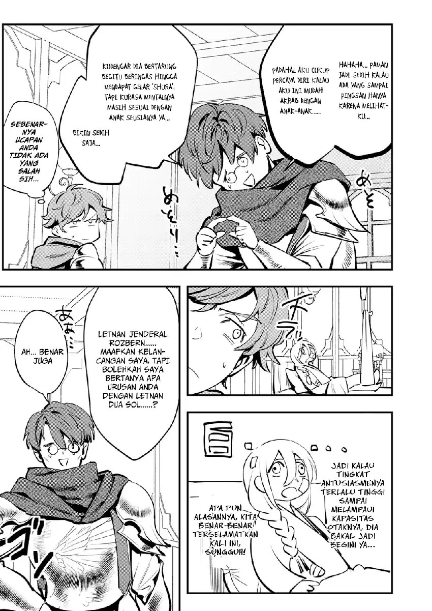 Baca Shura Youjo no Eiyuutan ~Hanpa-sha to Iwa Reta Youhei, Youjo ni Tensei Shite Nariagaru~ - Chapter 11 halaman 29