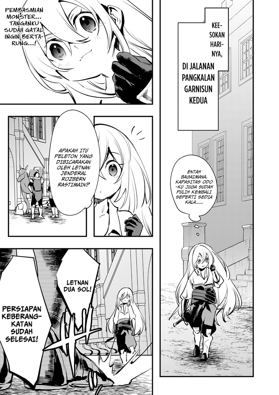 Baca Shura Youjo no Eiyuutan ~Hanpa-sha to Iwa Reta Youhei, Youjo ni Tensei Shite Nariagaru~ - Chapter 12 halaman 19