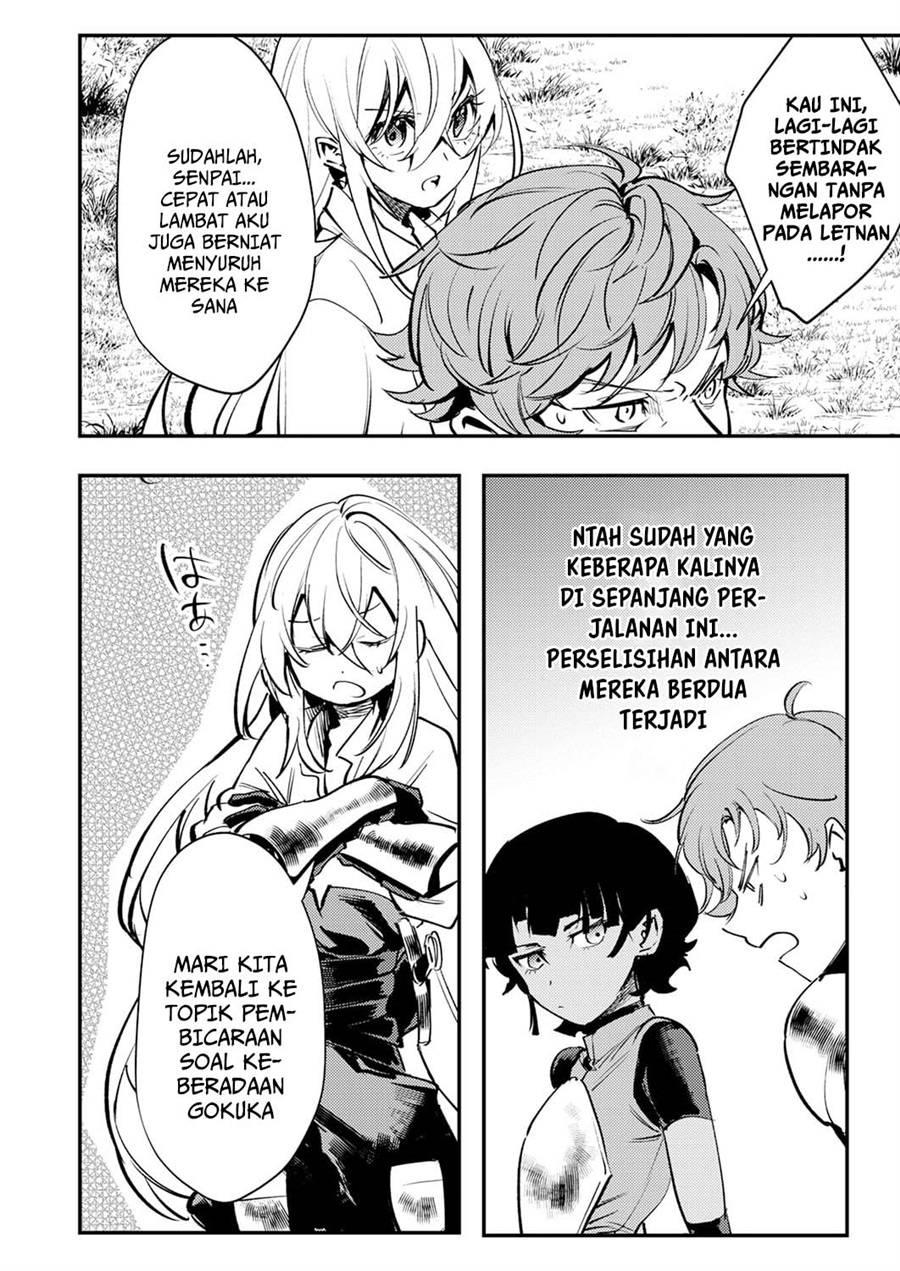 Baca Shura Youjo no Eiyuutan ~Hanpa-sha to Iwa Reta Youhei, Youjo ni Tensei Shite Nariagaru~ - Chapter 13 halaman 28