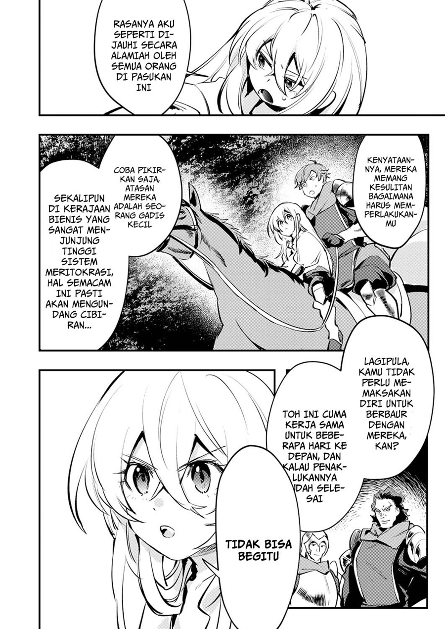Baca Shura Youjo no Eiyuutan ~Hanpa-sha to Iwa Reta Youhei, Youjo ni Tensei Shite Nariagaru~ - Chapter 13 halaman 6