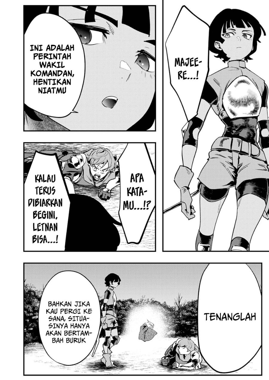 Baca Shura Youjo no Eiyuutan ~Hanpa-sha to Iwa Reta Youhei, Youjo ni Tensei Shite Nariagaru~ - Chapter 14 halaman 22
