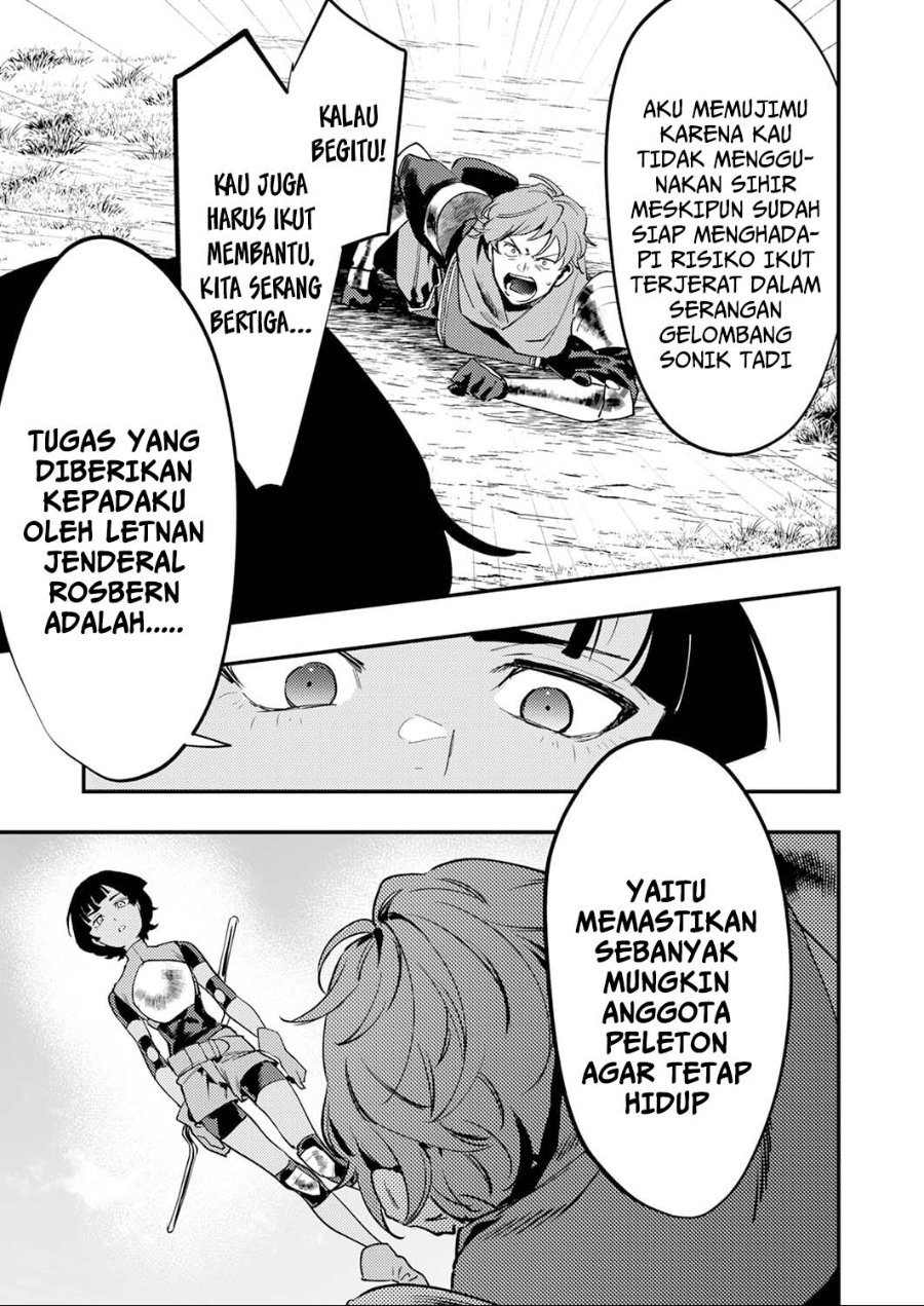 Baca Shura Youjo no Eiyuutan ~Hanpa-sha to Iwa Reta Youhei, Youjo ni Tensei Shite Nariagaru~ - Chapter 14 halaman 23