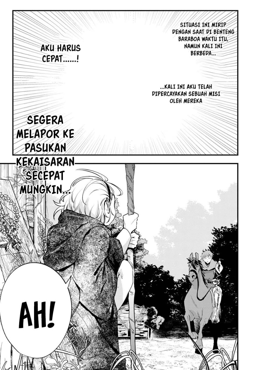Baca Shura Youjo no Eiyuutan ~Hanpa-sha to Iwa Reta Youhei, Youjo ni Tensei Shite Nariagaru~ - Chapter 15 halaman 25