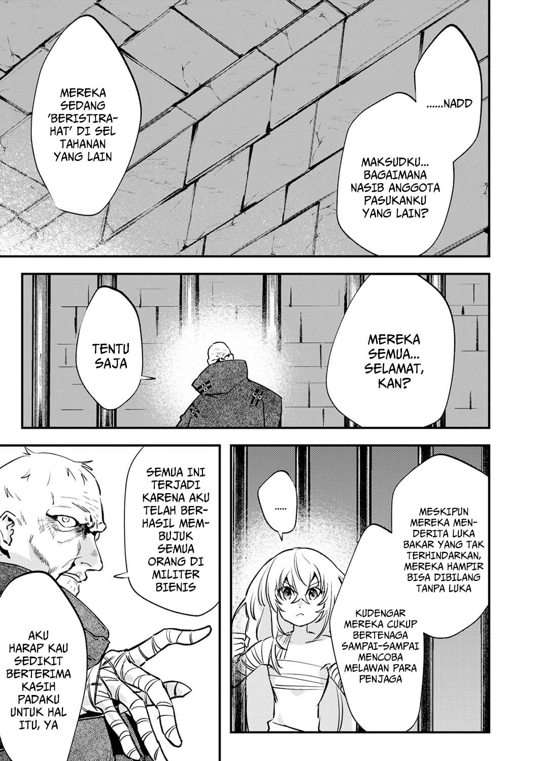 Baca Shura Youjo no Eiyuutan ~Hanpa-sha to Iwa Reta Youhei, Youjo ni Tensei Shite Nariagaru~ - Chapter 16 halaman 13