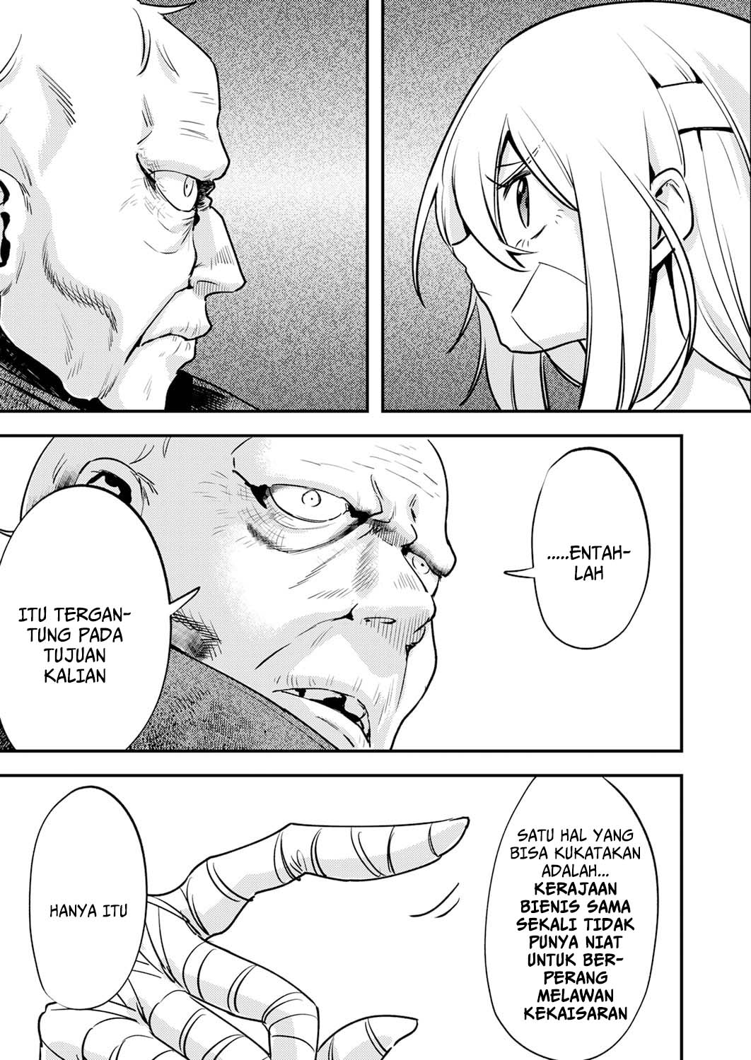 Baca Shura Youjo no Eiyuutan ~Hanpa-sha to Iwa Reta Youhei, Youjo ni Tensei Shite Nariagaru~ - Chapter 16 halaman 21