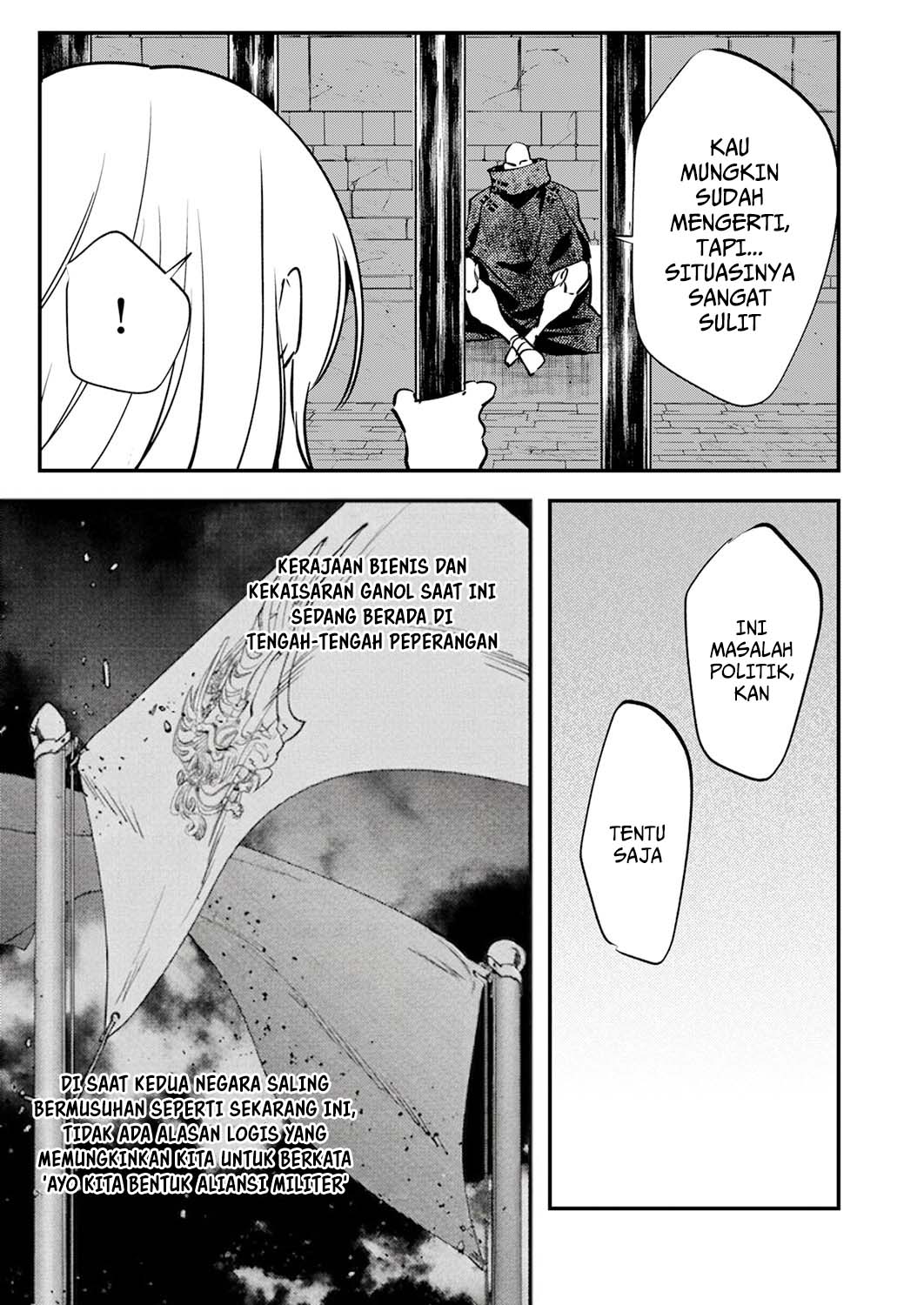 Baca Shura Youjo no Eiyuutan ~Hanpa-sha to Iwa Reta Youhei, Youjo ni Tensei Shite Nariagaru~ - Chapter 16 halaman 29