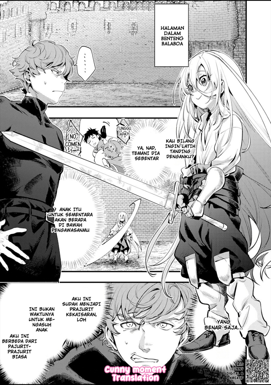 Baca Shura Youjo no Eiyuutan ~Hanpa-sha to Iwa Reta Youhei, Youjo ni Tensei Shite Nariagaru~ - Chapter 2 halaman 9