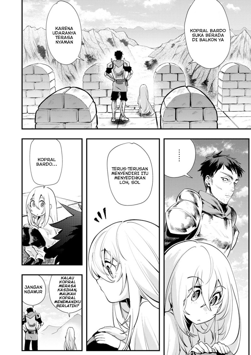 Baca Shura Youjo no Eiyuutan ~Hanpa-sha to Iwa Reta Youhei, Youjo ni Tensei Shite Nariagaru~ - Chapter 3 halaman 10