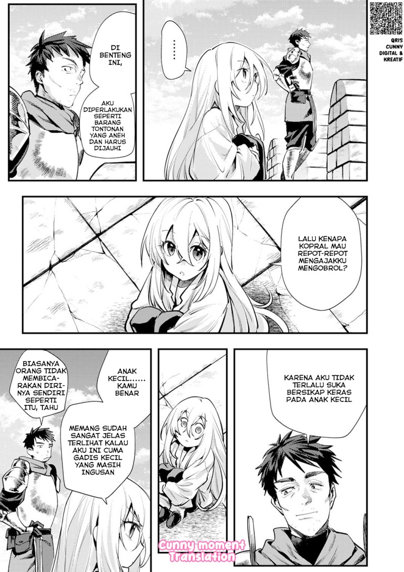 Baca Shura Youjo no Eiyuutan ~Hanpa-sha to Iwa Reta Youhei, Youjo ni Tensei Shite Nariagaru~ - Chapter 3 halaman 11