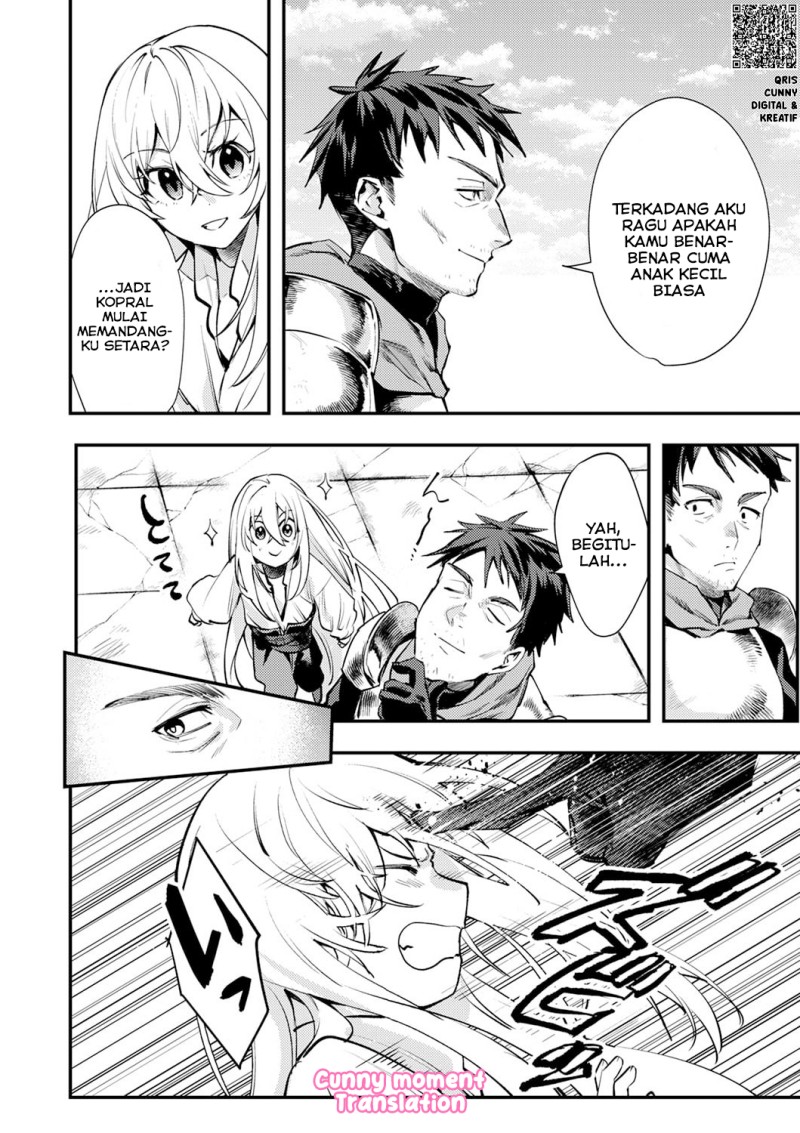 Baca Shura Youjo no Eiyuutan ~Hanpa-sha to Iwa Reta Youhei, Youjo ni Tensei Shite Nariagaru~ - Chapter 3 halaman 12