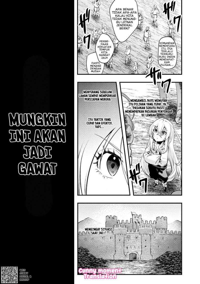 Baca Shura Youjo no Eiyuutan ~Hanpa-sha to Iwa Reta Youhei, Youjo ni Tensei Shite Nariagaru~ - Chapter 3 halaman 23