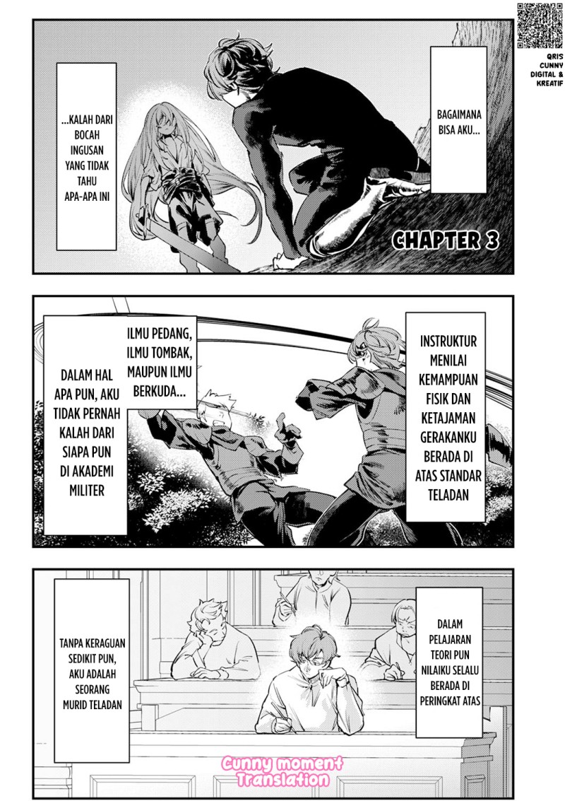 Baca Shura Youjo no Eiyuutan ~Hanpa-sha to Iwa Reta Youhei, Youjo ni Tensei Shite Nariagaru~ - Chapter 3 halaman 3